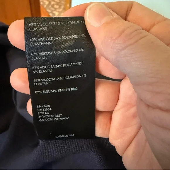 Maeve Anthropologie Navy Blue Women's Skirt Size M Pockets - Picture 4 of 6